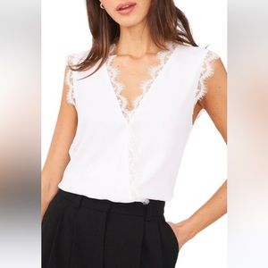 Halogen sleeveless top